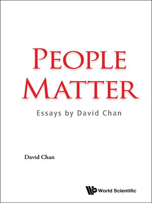 cover image of People Matter